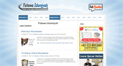 Desktop Screenshot of fatawaislamiyah.com