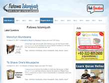 Tablet Screenshot of fatawaislamiyah.com